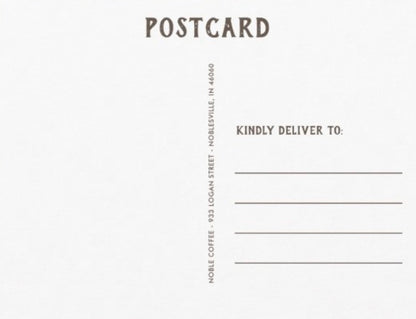 Noble Coffee Store Front Postcard